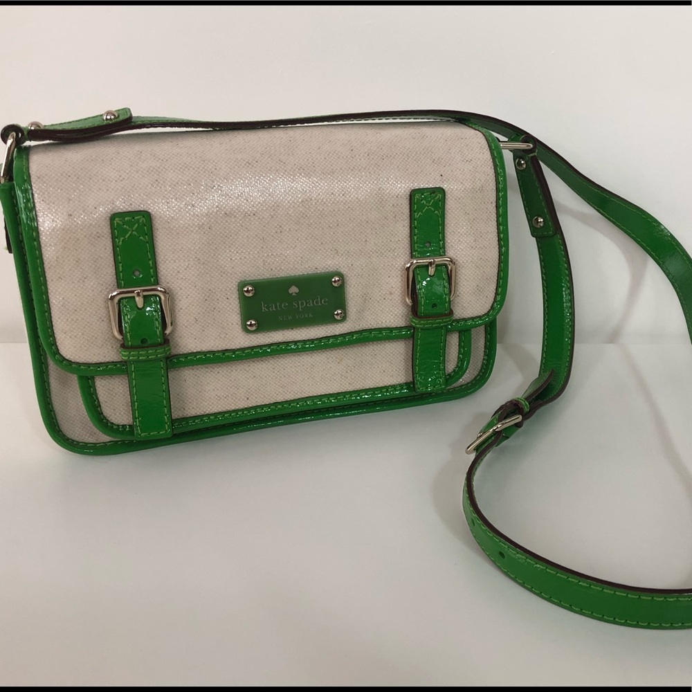 Kate Spade Green/Beige Purse - Picture 5 of 11